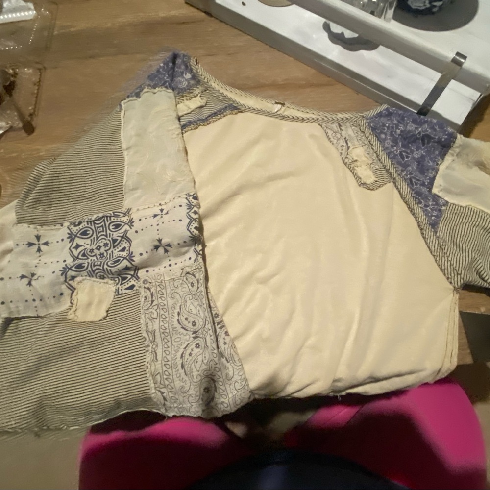 Free people Patch work top